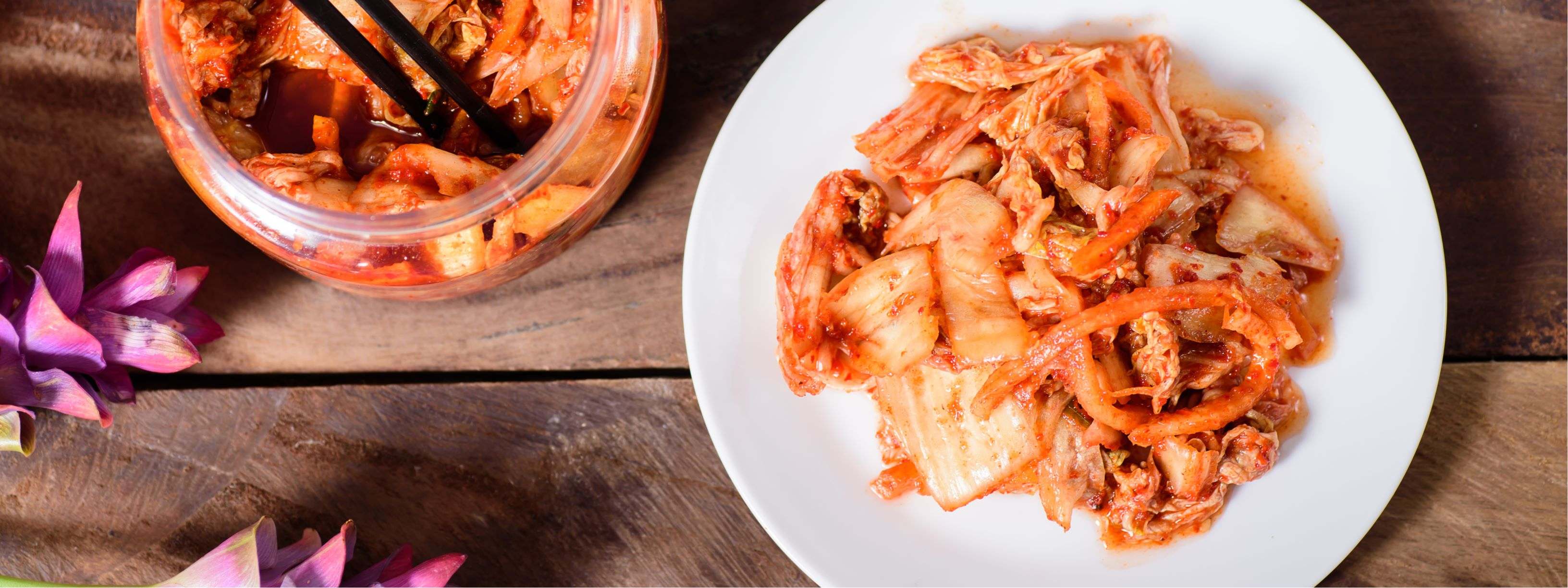 Kimchi- Koreanischer Salat aus fermentiertem Gemüße